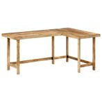 vidaXL Bureau 165x110x75 cm massief mangohout, Huis en Inrichting, Bureaus, Verzenden, Nieuw