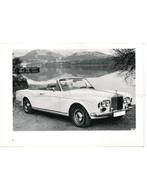 1976 ROLLS ROYCE / BENTLEY CORNICHE INSTRUCTIEBOEKJE ENGELS