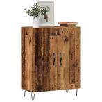 vidaXL Dressoir 69,5x34x90 cm bewerkt hout oud houtkleurig, Verzenden, Nieuw, Overige houtsoorten