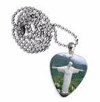 Plectrum ketting of sleutelhanger van Jezus de verlosser, Verzamelen, Ophalen of Verzenden, Nieuw