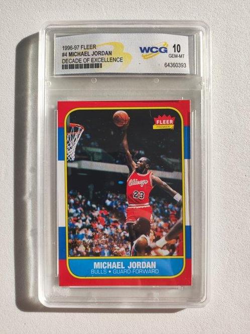 1996 Fleer Decade of Excellence Michael Jordan WCG 10 - 1