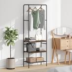 vidaXL Kledingrek met planken met plank Gerookt eiken 60 x, Kleding | Dames, Verzenden, Nieuw