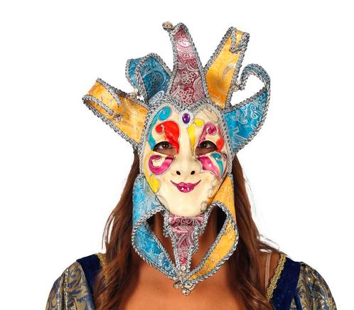 Masker Kleurrijk Venetie, Hobby en Vrije tijd, Feestartikelen, Nieuw, Verzenden