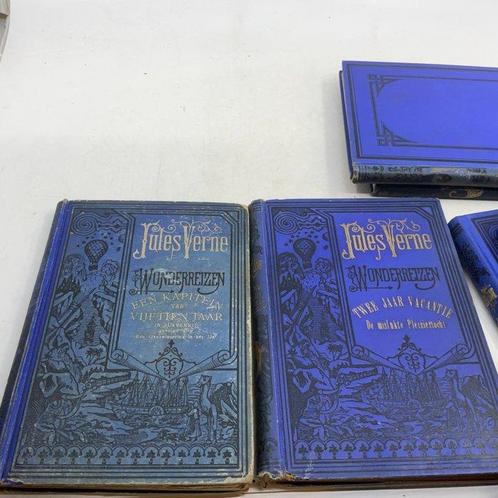 Jules Verne - Jules Verne adventure novels in Wonderreizen, Antiek en Kunst, Antiek | Boeken en Bijbels