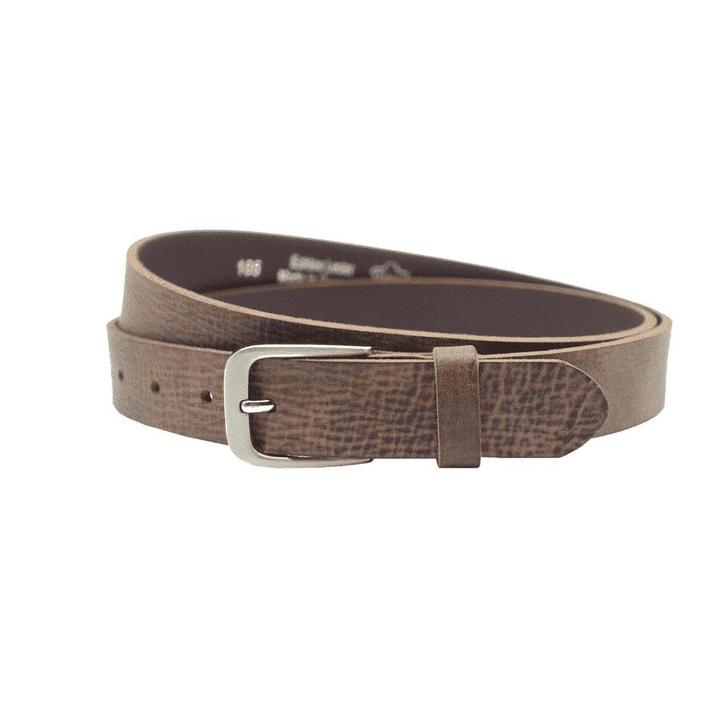 Leren Riem 3cm Bruin, Kleding | Heren, Riemen en Ceinturen, Verzenden
