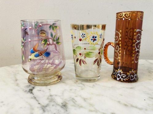 Kroes (21) - Glazen, pinten, geen reserve...... - Glas -, Antiek en Kunst, Curiosa en Brocante