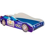 Autobed - Kinderbed - 140x70cm - met matras - paarsblauw, Ophalen of Verzenden, Nieuw