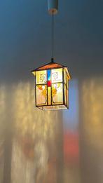 Lantaarn plafondlamp - Nieuwe Zakelijkheid - Glas-in-lood, Antiek en Kunst