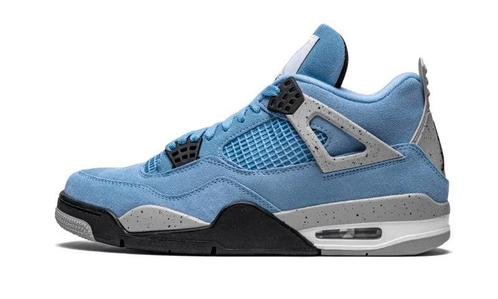 Air Jordan 4 Retro University Blue - maat 38.5 (Sneakers), Kleding | Dames, Schoenen, Blauw, Nieuw, Sneakers of Gympen, Verzenden