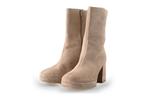 VIA VAI Enkellaarzen in maat 37 Beige | 10% extra korting, Kleding | Dames, Verzenden, Beige, Lage of Enkellaarzen, Zo goed als nieuw
