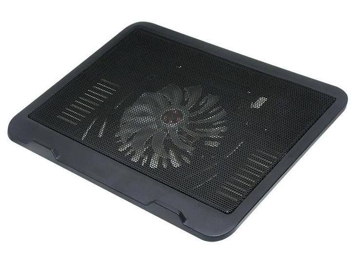 Laptop Koeler met Fan en LED - Zwart Blow AF10, Computers en Software, Laptop-opladers, Nieuw, Ophalen of Verzenden