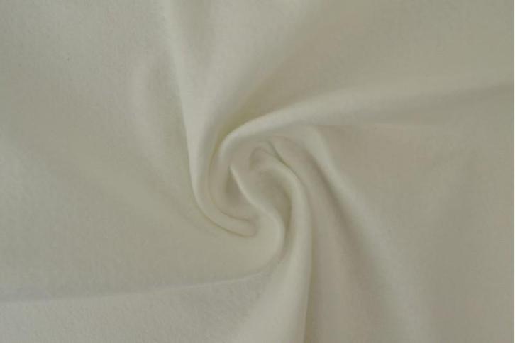 Vilt 3mm dik - Gebroken wit - 90cm breed - Per meter, Hobby en Vrije tijd, Stoffen en Lappen, 120 cm of meer, 200 cm of meer, Wit