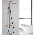Opbouw Regendouche Set BWS Copper Pro Thermostatisch Staaf, Ophalen of Verzenden, Nieuw, Kraan