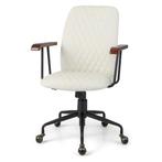 Trendmix Fluwelen Vintage Bureaustoel Met Kantelbare, Huis en Inrichting, Bureaustoelen, Ophalen of Verzenden, Nieuw