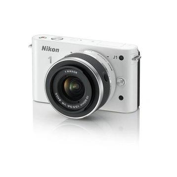 Nikon 1 J1 Systeemcamera + 10-30mm Lens - Wit beschikbaar voor biedingen