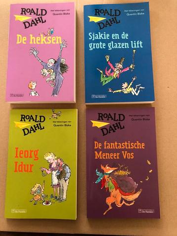 4 Boeken van Roald Dahl - Uitgeverij de Fontein - NIEUW beschikbaar voor biedingen