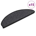vidaXL Trapmatten zelfklevend 15st sisal-look 65x21x4cm, Verzenden, Nieuw
