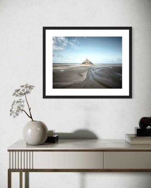 Fabio Accorrà - Sand around Mont Sant Michel, Antiek en Kunst, Kunst | Schilderijen | Modern