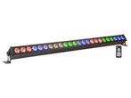 Ibiza LEDBAR24-RC DMX Gestuurde RGBW Ledbar 24X4W, Verzenden, Nieuw, Overige typen