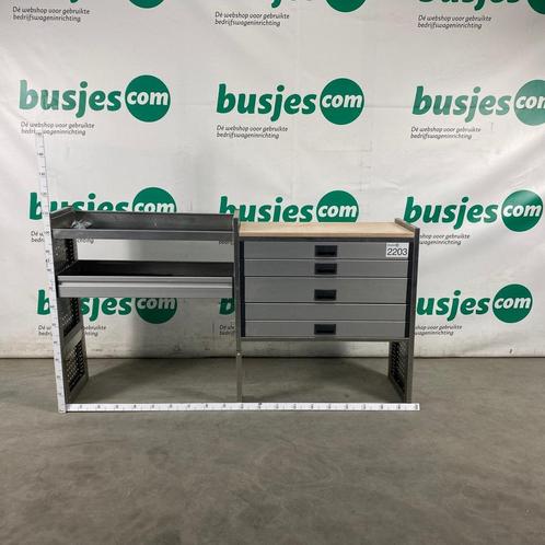 Aluca aluminium bedrijfswageninrichting gebruikt (nr 2203), Auto diversen, Auto-accessoires, Gebruikt, Ophalen of Verzenden