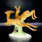 Karl Tutter - Hutschenreuther - Fleeing Deer (14 cm) - ca, Antiek en Kunst