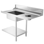 GGM Gastro | Aanvoertafel - 1200mm - Aanbouw rechts - met 1, Verzenden, Nieuw in verpakking