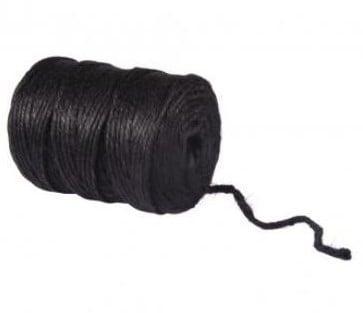 Jute dik 6 draads grote klos zwart macrame koord mm rol 120, Hobby en Vrije tijd, Knutselen, Nieuw, Ophalen of Verzenden