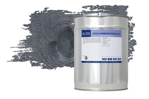 Wixx Hardhoutolie UV+ Antraciet 10L, Doe-het-zelf en Verbouw, Verf, Beits en Lak, Verf, Nieuw, 5 tot 10 liter, Verzenden
