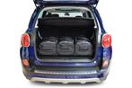 Reistassenset passend voor Fiat  | Kofferset Fiat | Car-Bags, Ophalen of Verzenden, Nieuw, Zwart, Uitschuifbare handgreep