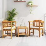 vidaXL Rozenbank Natuurlijk 68,5 x 46 x 82,5 cm Massief, Tuin en Terras, Verzenden, Nieuw