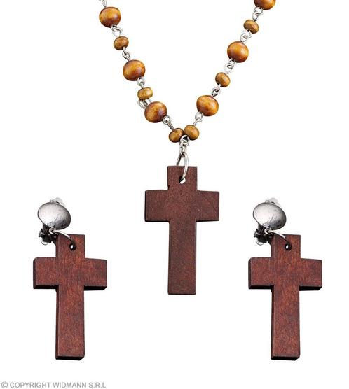 Sieraden Set Kruis, Hobby en Vrije tijd, Feestartikelen, Nieuw, Verzenden