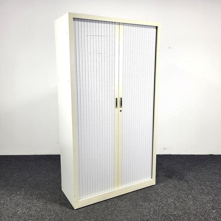 Archiefkast Crème Wit 180 x 100 x 40,5, Huis en Inrichting, Kasten | Roldeurkasten en Archiefkasten, Gebruikt, Ophalen of Verzenden