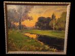 Luigi Rossi (1853–1923), Toegeschreven aan - Paesaggio al, Antiek en Kunst