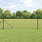 vidaXL Gelast draadhek met 13 spike palen Grijs 0.8x50 m, Verzenden, Nieuw, IJzer