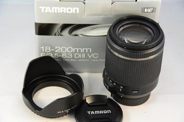 Tamron Nikon 18-200mm/3.5-6.3 Di II VC ZO GOED ALS NIEUW beschikbaar voor biedingen