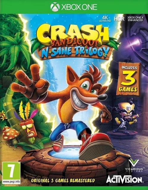 Crash Bandicoot - NSane Trilogy Remastered, Spelcomputers en Games, Games | Xbox One, Verzenden
