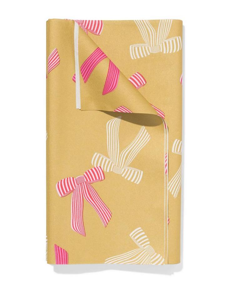 HEMA Tafelkleed 138x220cm papier strikjes, Diversen, Kerst, Nieuw, Verzenden