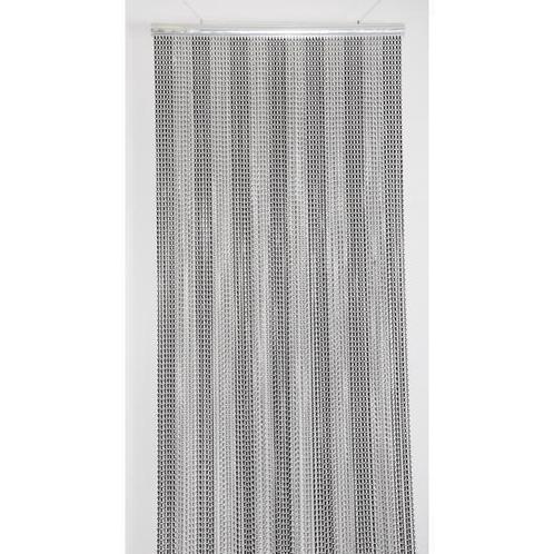 Deurgordijn alu Chain 100x230cm zwart/grijs, 78s, Huis en Inrichting, Woonaccessoires | Overige, Verzenden