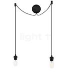 Umage Cannonball Hanglamp 2-lichts, zwart - met buis lichtbr, Verzenden, Nieuw