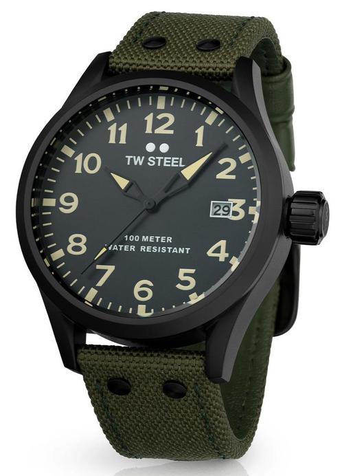 TW Steel VS102 Volante  horloge 45 mm, Sieraden, Tassen en Uiterlijk, Horloges | Heren, Polshorloge, Nieuw, Overige merken, Staal