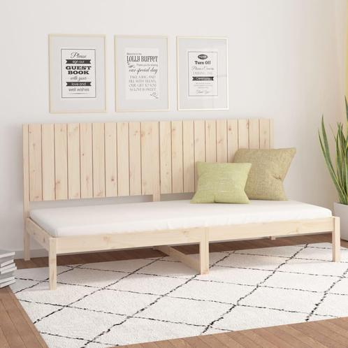 vidaXL Slaapbank zonder matras 90x200 cm massief grenenhout, Huis en Inrichting, Slaapkamer | Bedden, 90 cm, 200 cm, Bruin, Eenpersoons