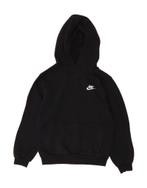 NIKE Boys Hoodie Jumper 12-13 Years Large Black Cotton, Verzenden, Nieuw