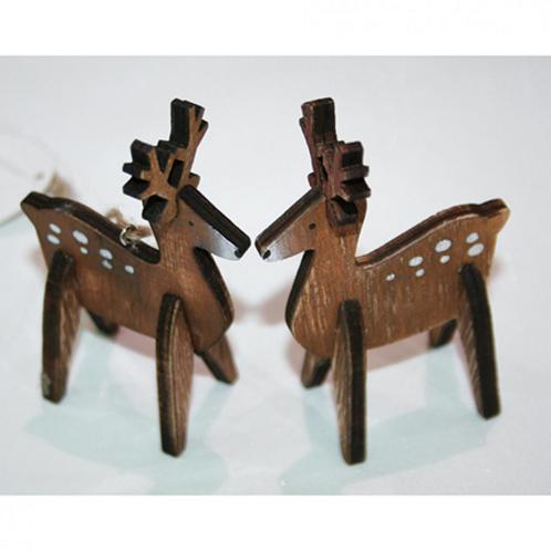 Handmade Houten rendier hertje 3d / stuk Houten rendier 3d, Hobby en Vrije tijd, Knutselen, Nieuw, Ophalen of Verzenden