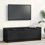 vidaXL TV-kast Zwart eiken 102 x 35 x 36.5 cm Bewerkt hout, Minder dan 50 cm, Verzenden, Nieuw, Minder dan 100 cm