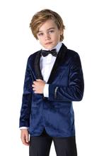 Donkerblauwe Velvet Blazer Jongen OppoSuits, Kinderen en Baby's, Verzenden, Nieuw