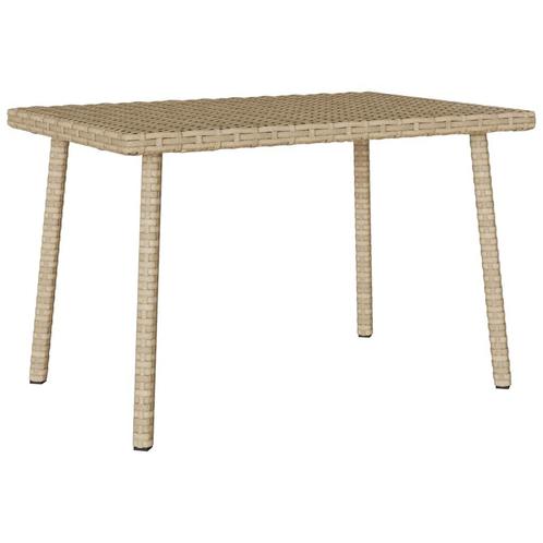 vidaXL Tuin salontafel rechthoekig 60x40x37 cm poly rattan, Tuin en Terras, Tuintafels, Nieuw, Verzenden