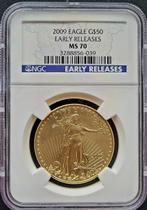 Gouden American Eagle 1 oz 2009 NGC MS70, Postzegels en Munten, Munten | Amerika, Verzenden, Midden-Amerika, Losse munt, Goud