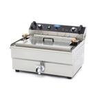 Frituurpan - 30 L - 1 Mand - met Tapkraan - Refurbished, Verzenden, Nieuw in verpakking, Overige typen