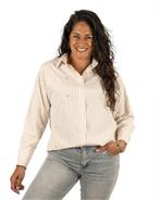 Beige/wit gestreepte blouse met hartjes van Love Look, Kleding | Dames, Nieuw, Verzenden
