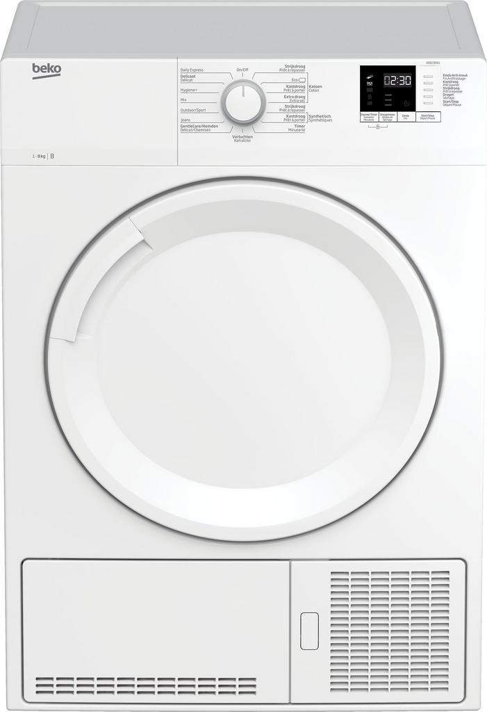 Beko dc8230a1 droger DHZ2139419, Witgoed en Apparatuur, Wasdrogers, Overige typen, Nieuw, Anti-kreukfase, Ophalen of Verzenden